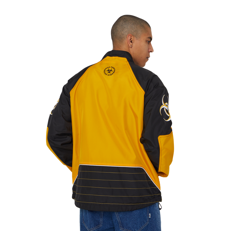 Huf Sector Jacket Black Yellow