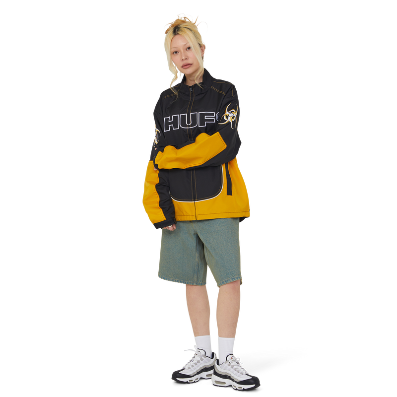 Huf Sector Jacket Black Yellow