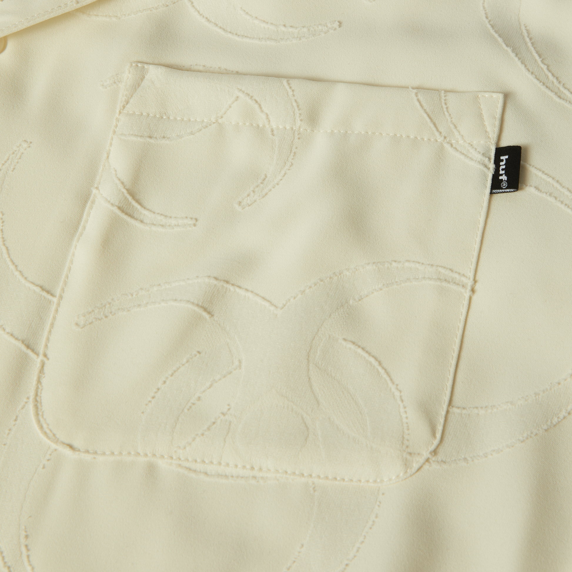 Huf Sector Jacquard Shirt Bleach