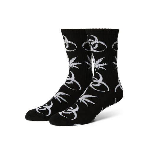 Huf Sector Plantlife Sock Black