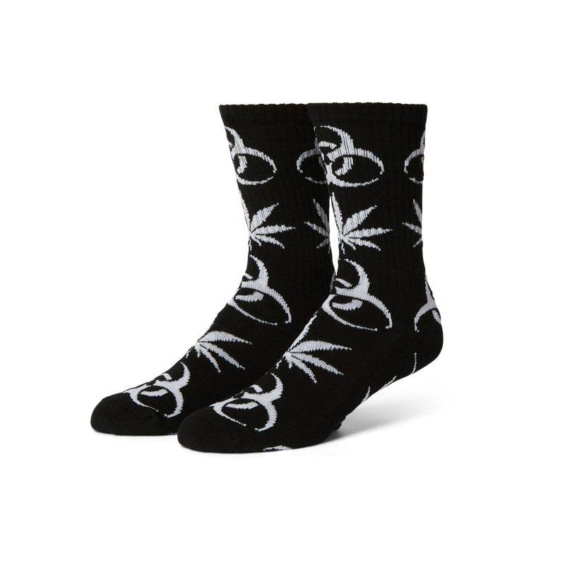 Huf Sector Plantlife Sock Black