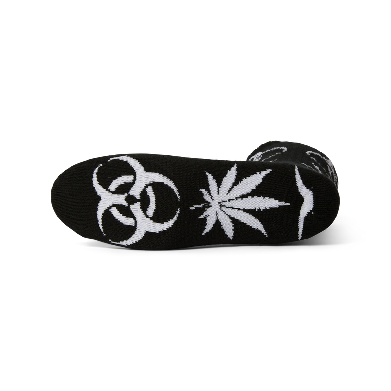 Huf Sector Plantlife Sock Black