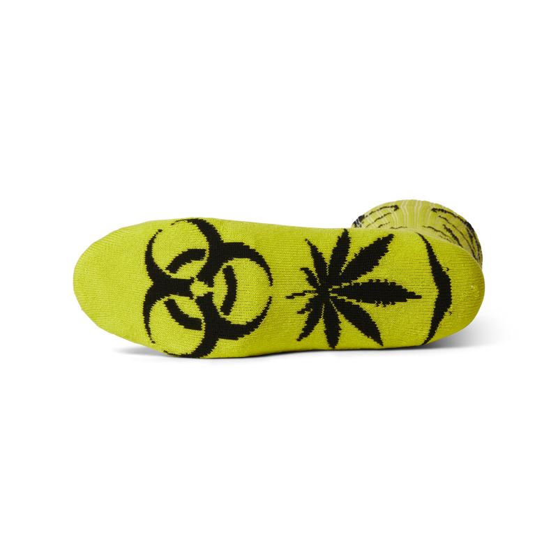 Huf Sector Plantlife Sock Safety Green