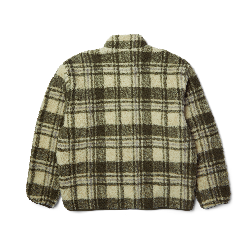 HUF Seneca High Pile Quarter-Zip Fleece Natural