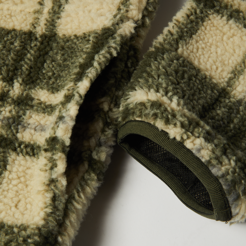 HUF Seneca High Pile Quarter-Zip Fleece Natural