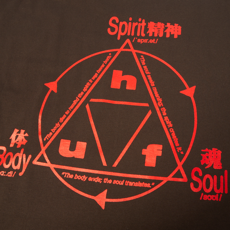 HUF Serenity T-Shirt Brown