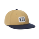 Huf Serif H 6-Panel Snapback Hat Khaki