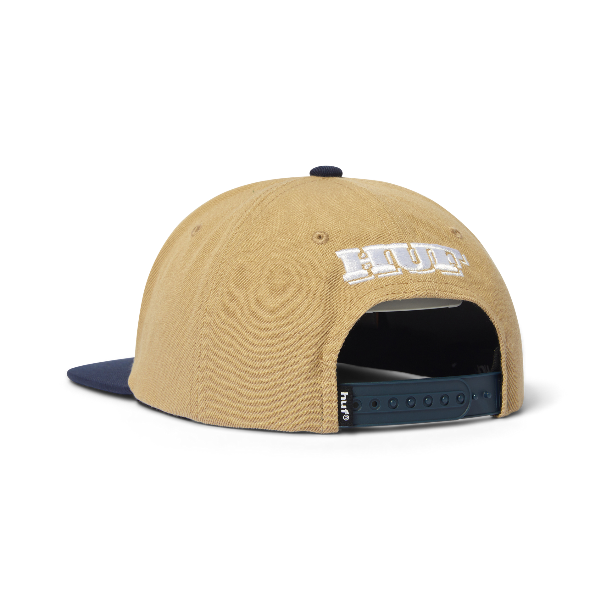 Huf Serif H 6-Panel Snapback Hat Khaki