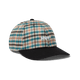 Huf Shadow Plaid 6 Panel Cv Hat Black