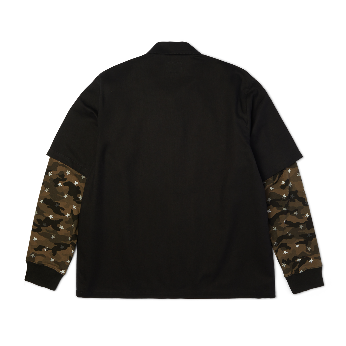 HUF Shadows Long Sleeve Work Shirt Black