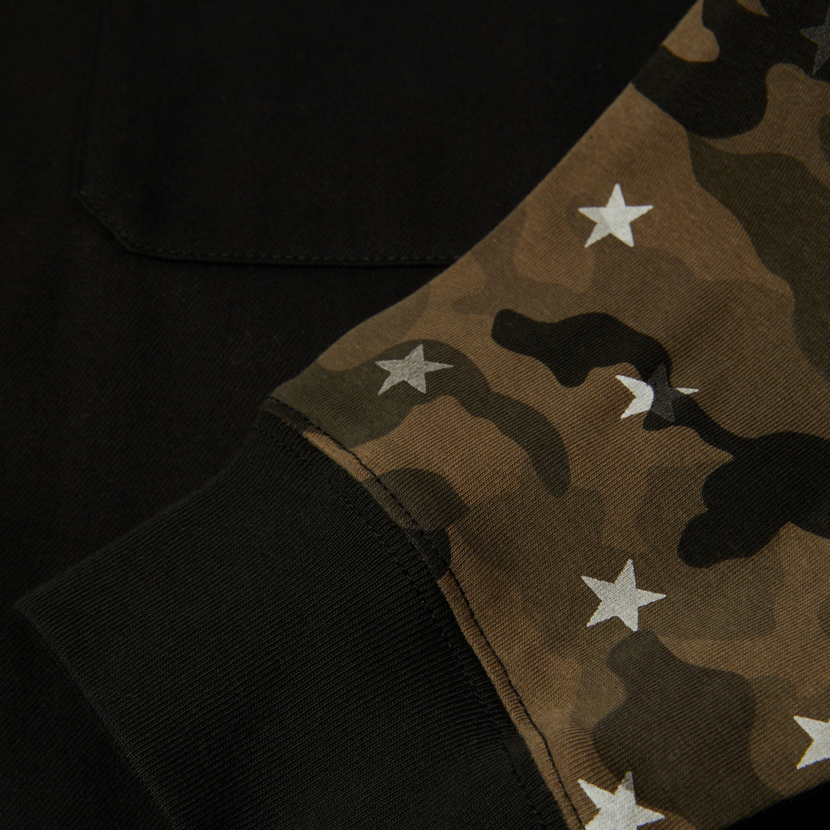 HUF Shadows Long Sleeve Work Shirt Black