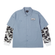 HUF Shadows Long Sleeve Work Shirt Light Blue