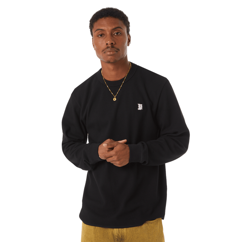 Huf Shrader Long Sleeve T-Shirt Thermal Black