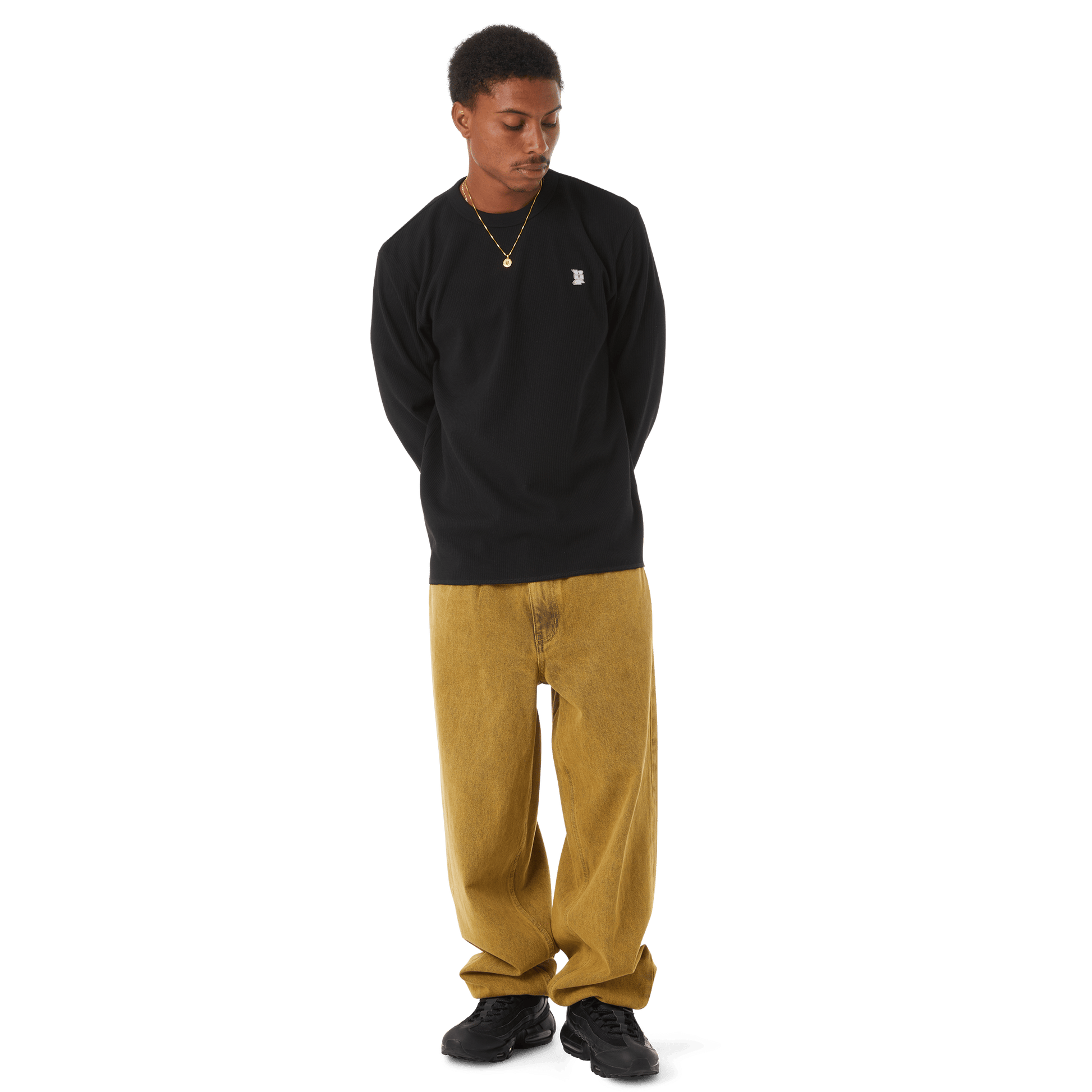 Huf Shrader Long Sleeve T-Shirt Thermal Black