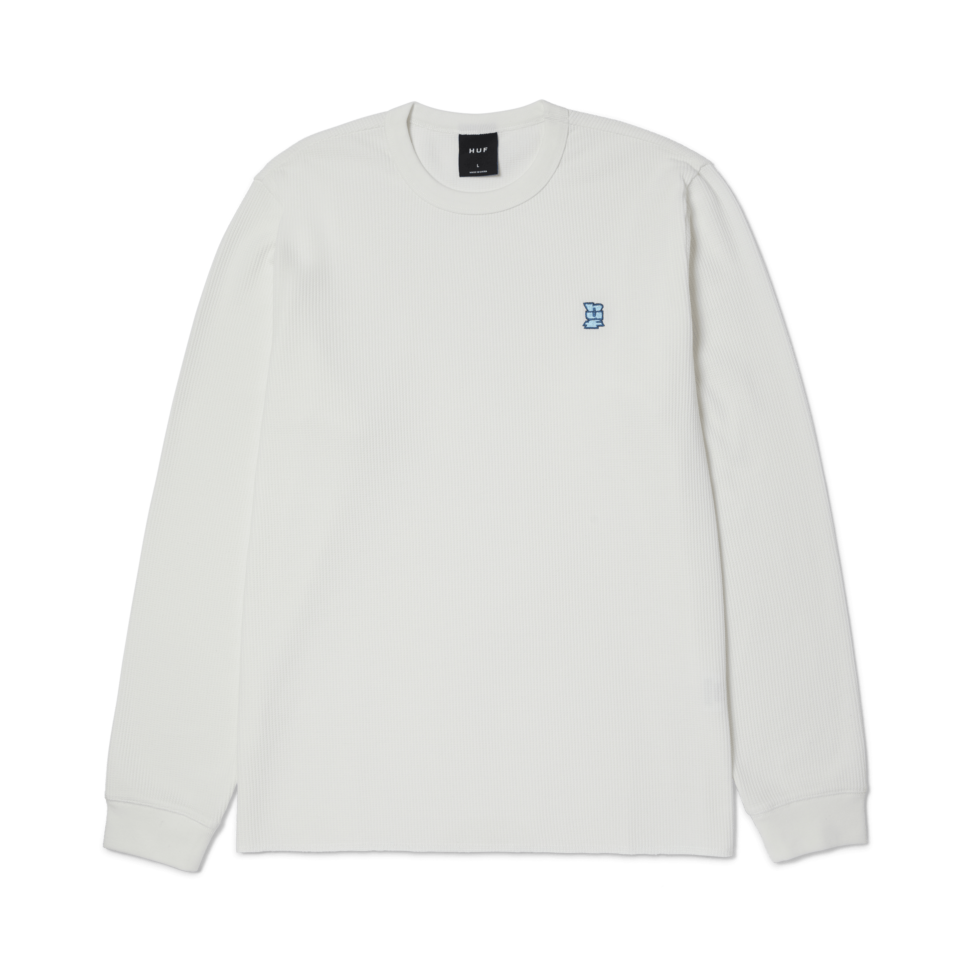Huf Shrader Long Sleeve T-Shirt Thermal White
