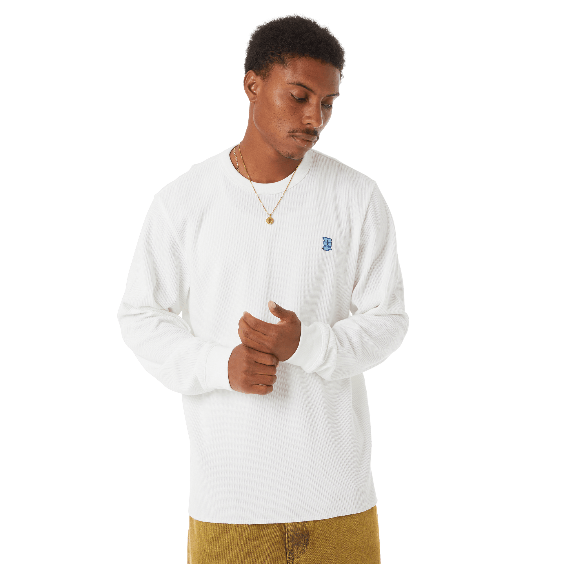 Huf Shrader Long Sleeve T-Shirt Thermal White