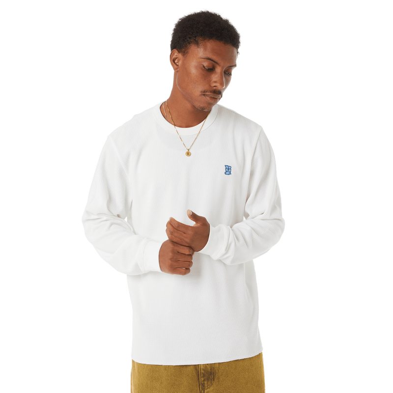 Huf Shrader Long Sleeve T-Shirt Thermal White