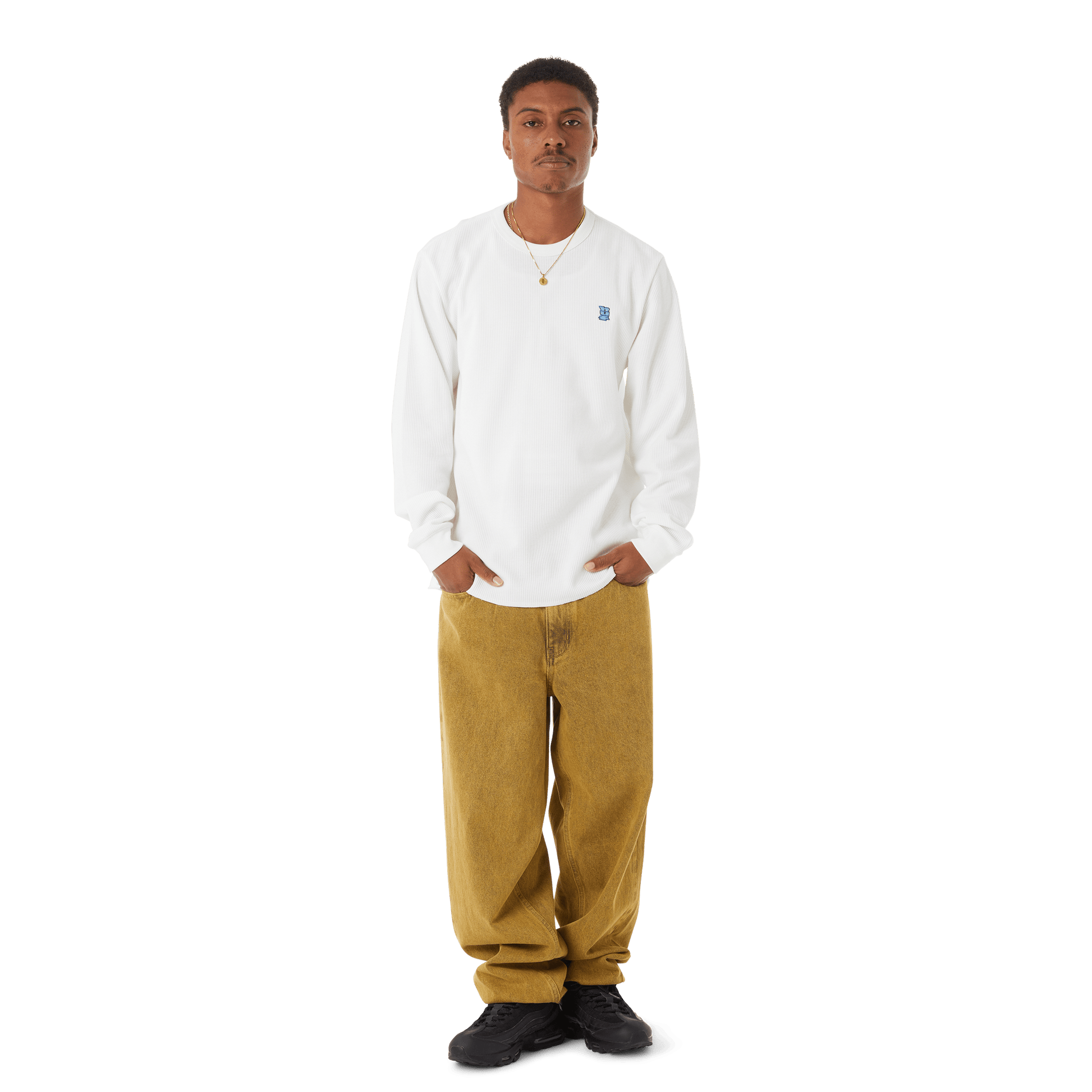 Huf Shrader Long Sleeve T-Shirt Thermal White