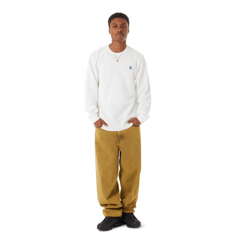 Huf Shrader Long Sleeve T-Shirt Thermal White