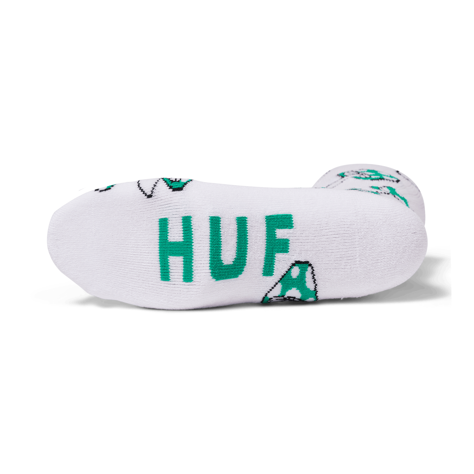 Huf Shrooms Crew Sock Green