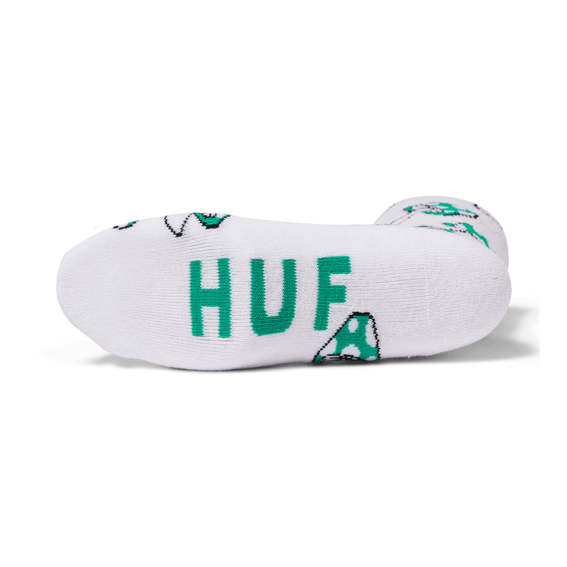 Huf Shrooms Crew Sock Green