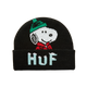 HUF Snoopy Puffer Cuff Beanie Black