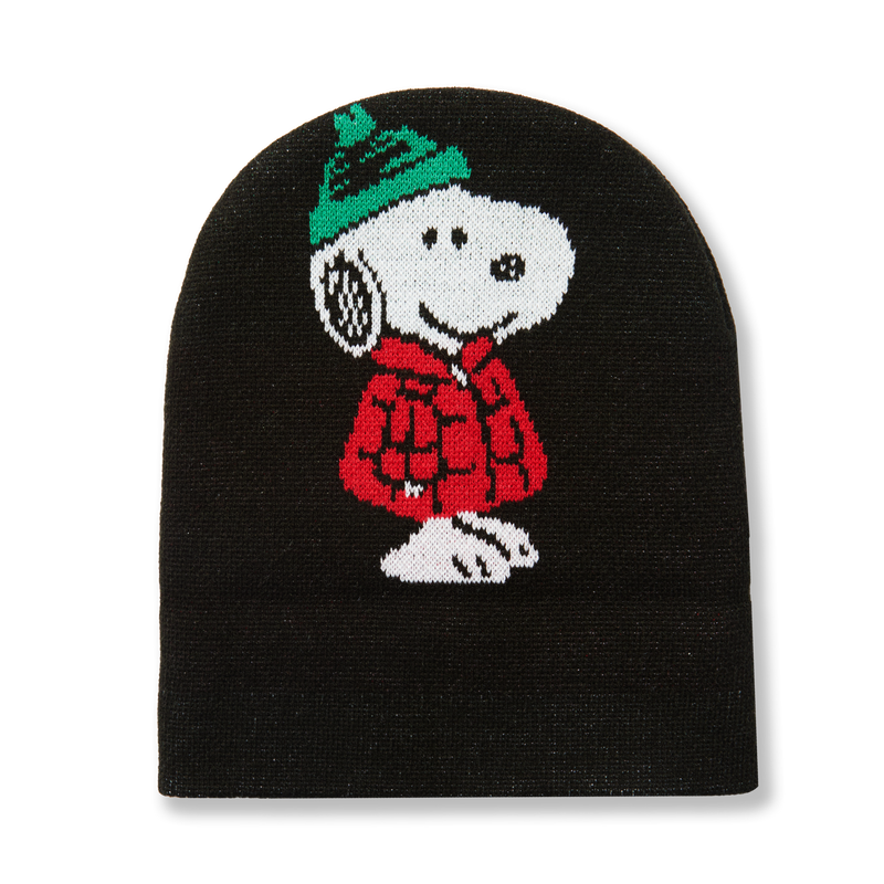 HUF Snoopy Puffer Cuff Beanie Black