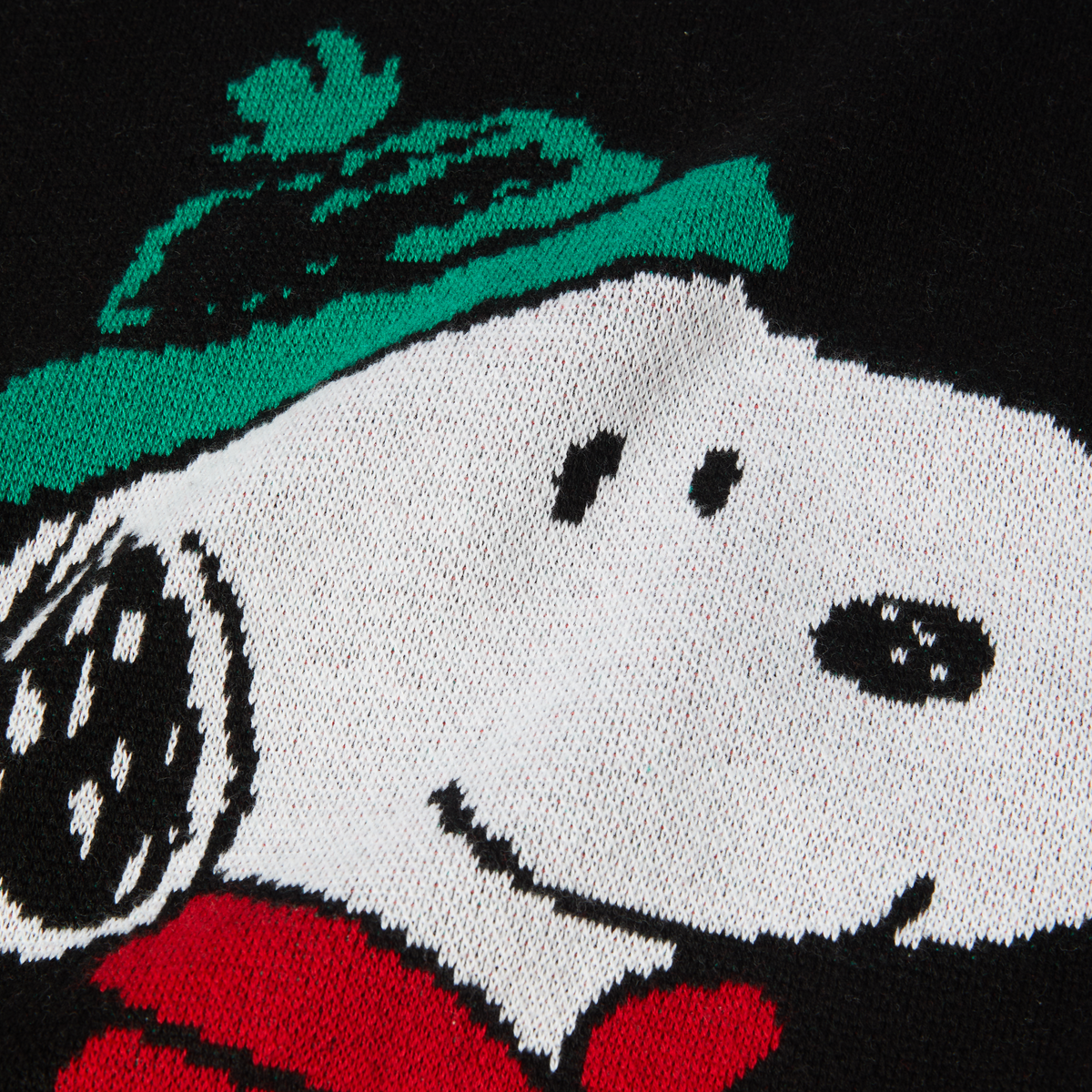 HUF Snoopy Puffer Sweater Black