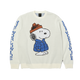 HUF Snoopy Puffer Sweater Bleach