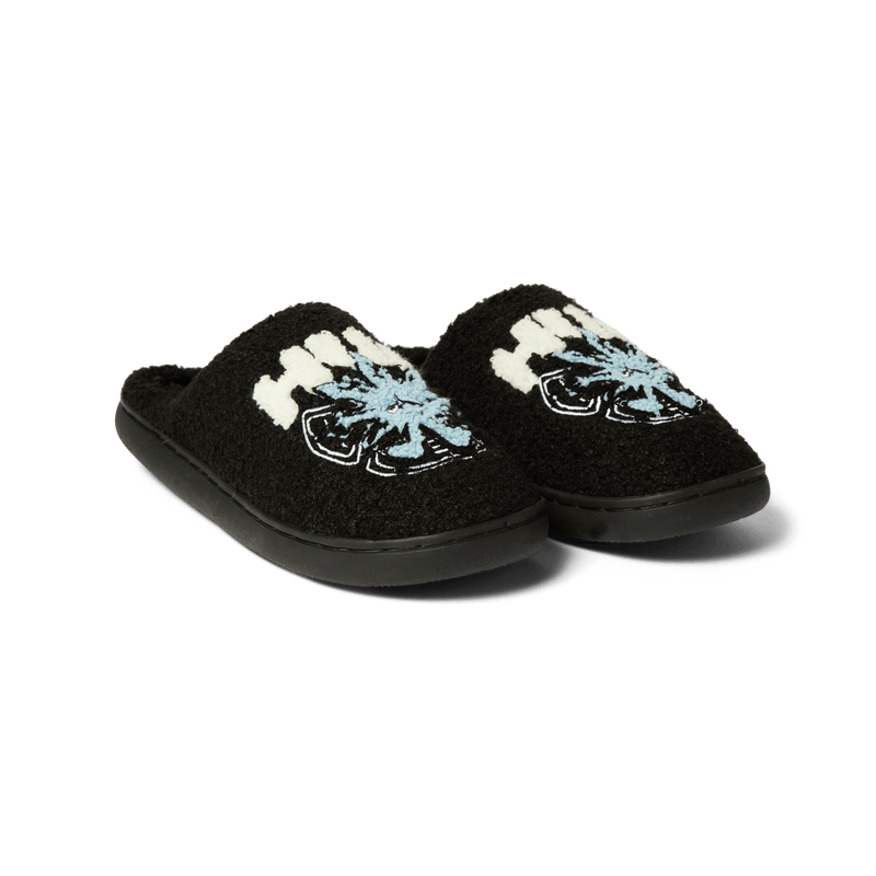 Huf Snow Angel Fuzzy Slipper Black
