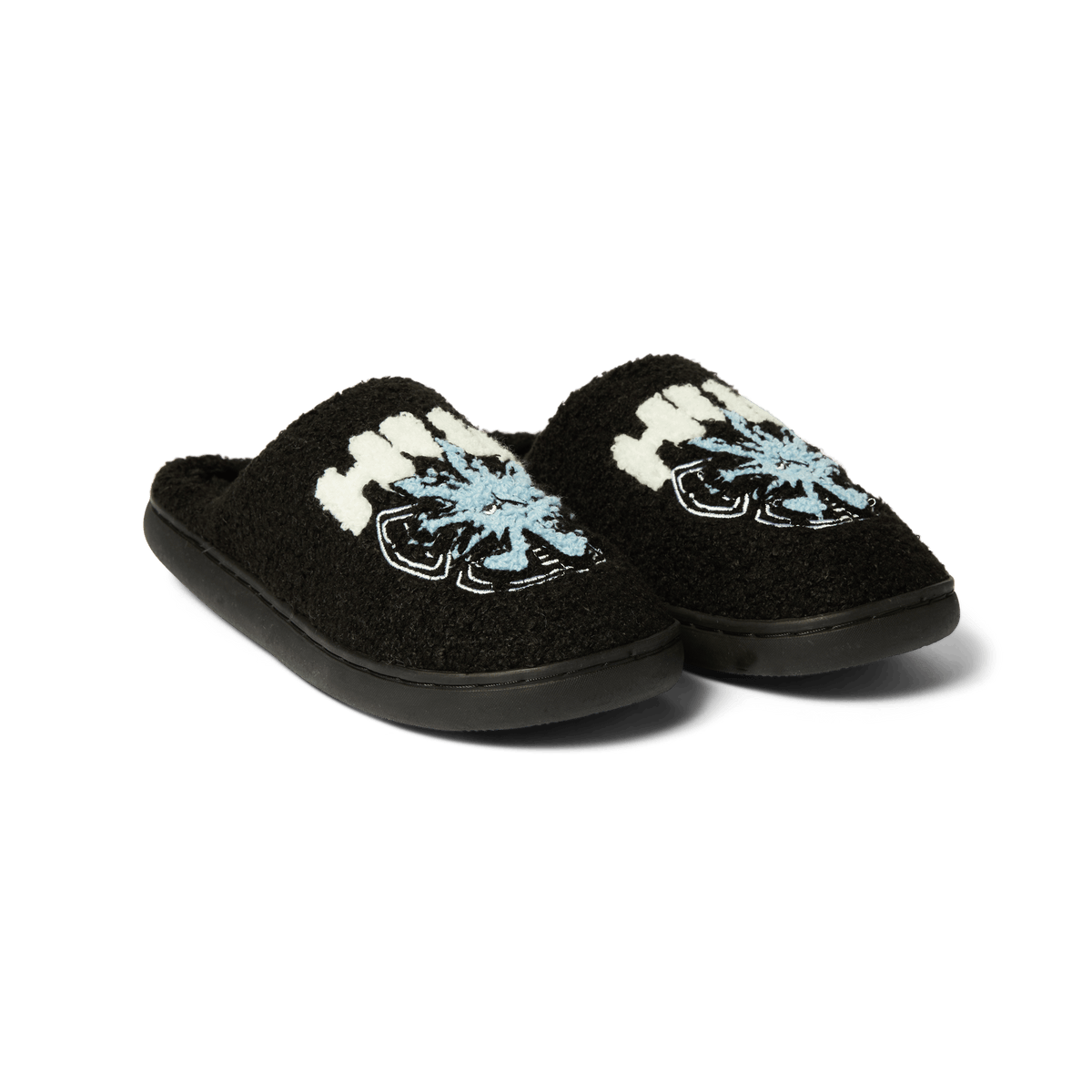 Huf Snow Angel Fuzzy Slipper Black