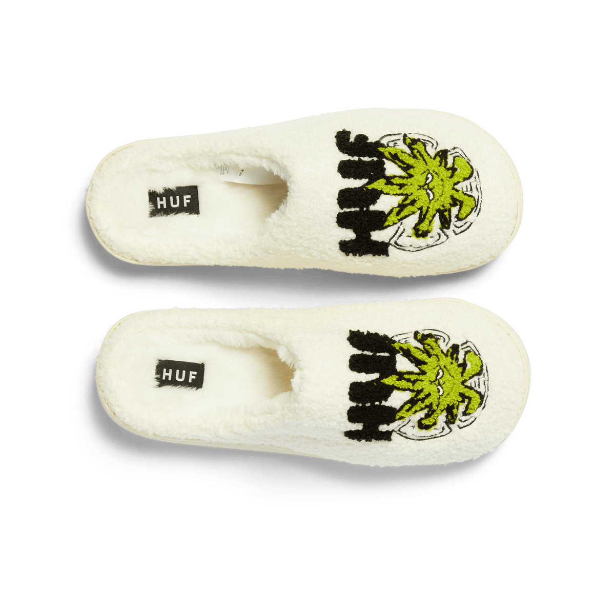 Huf Snow Angel Fuzzy Slipper Black