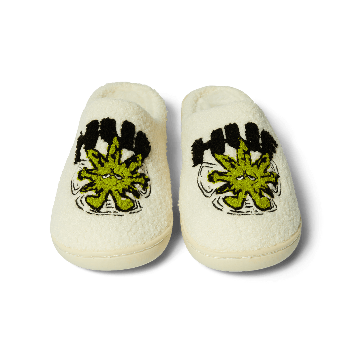 Huf Snow Angel Fuzzy Slipper Natural