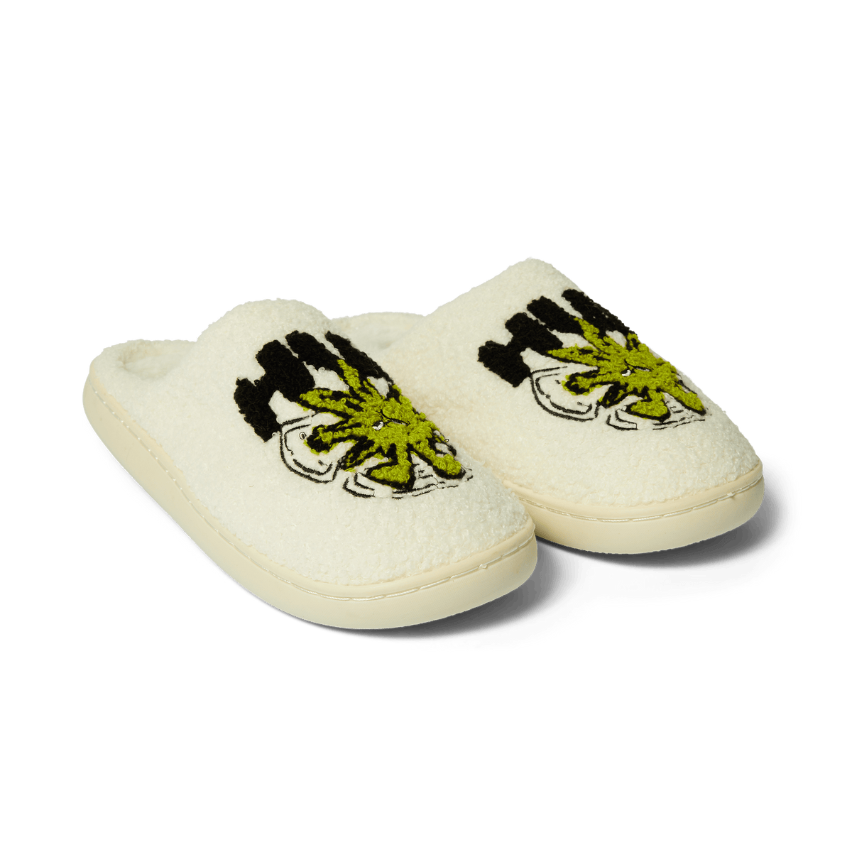 Huf Snow Angel Fuzzy Slipper Natural