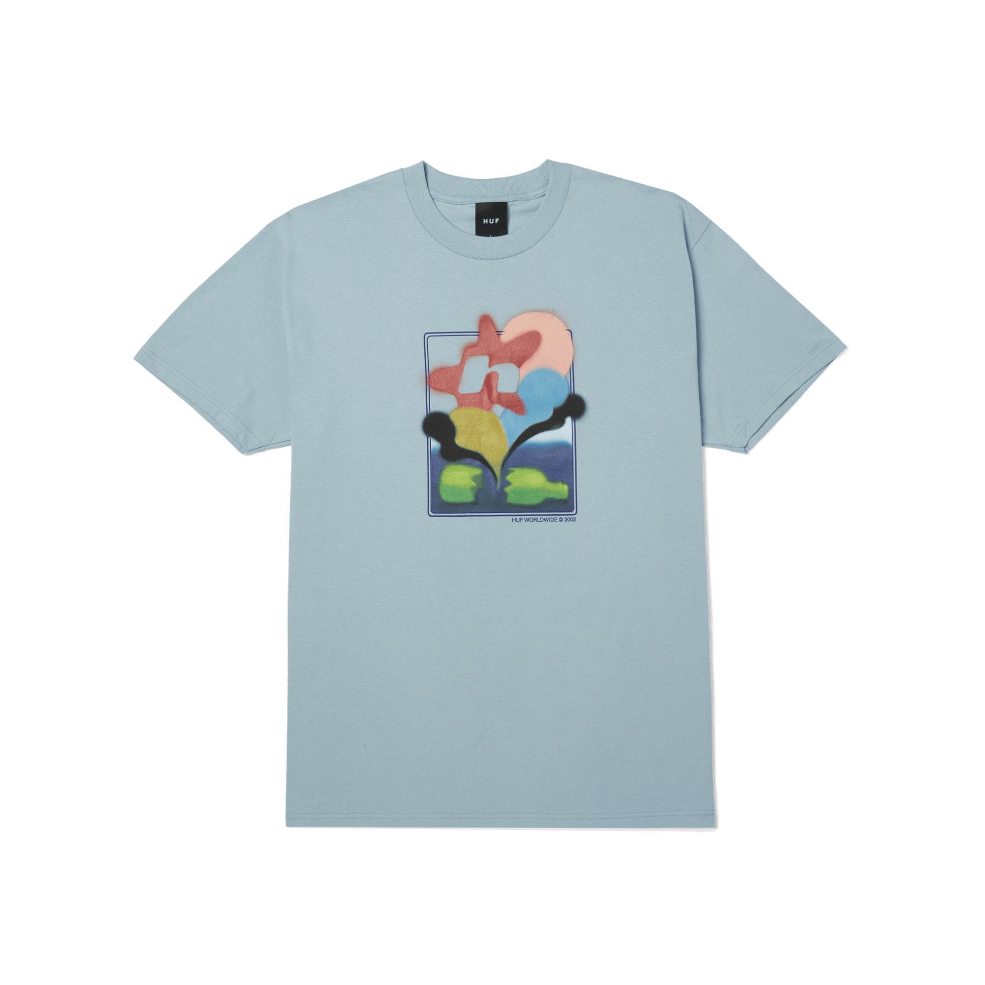 Huf Soft Focus T-Shirt Arctic Blue