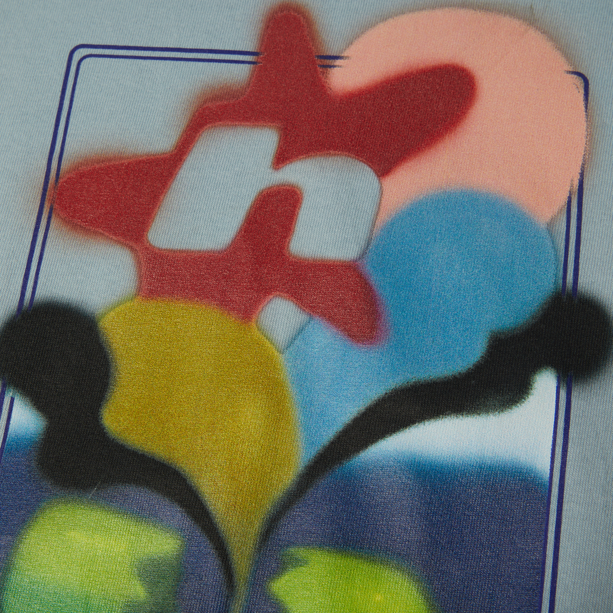 Huf Soft Focus T-Shirt Arctic Blue