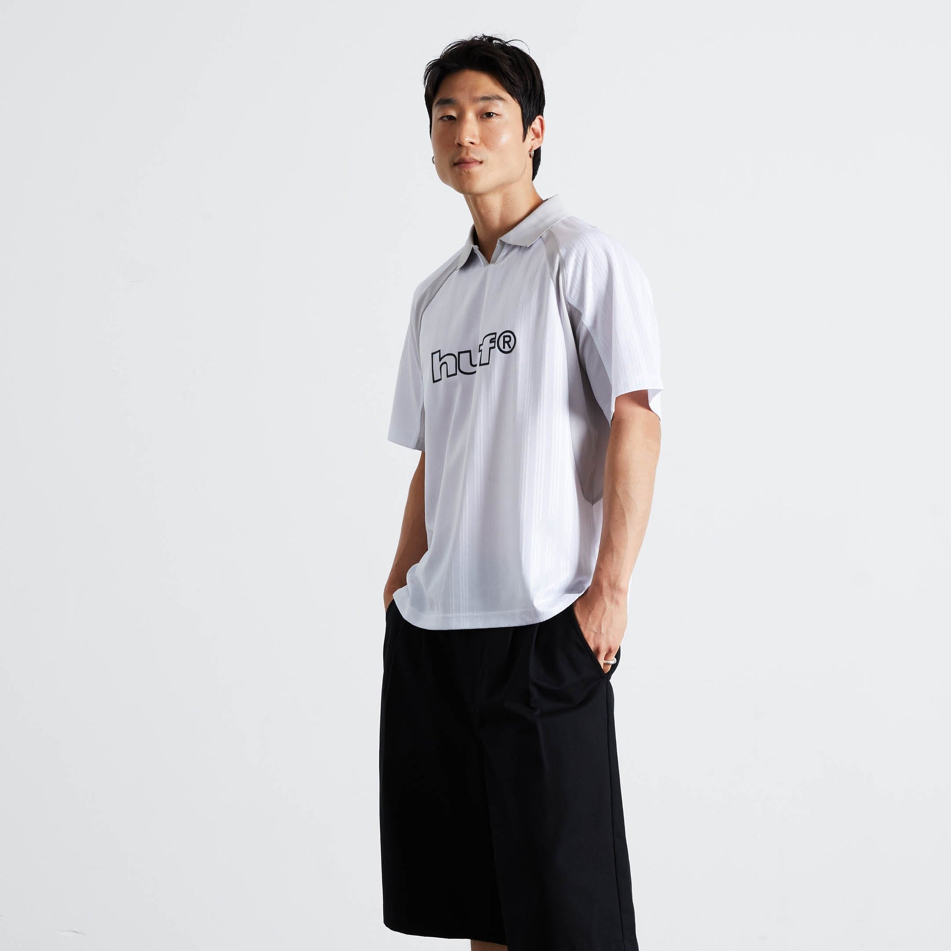Huf Sideline Soccer Jersey White
