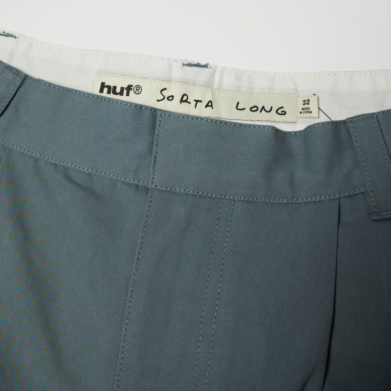 Huf Sorta Long Chino Short Oil Blue