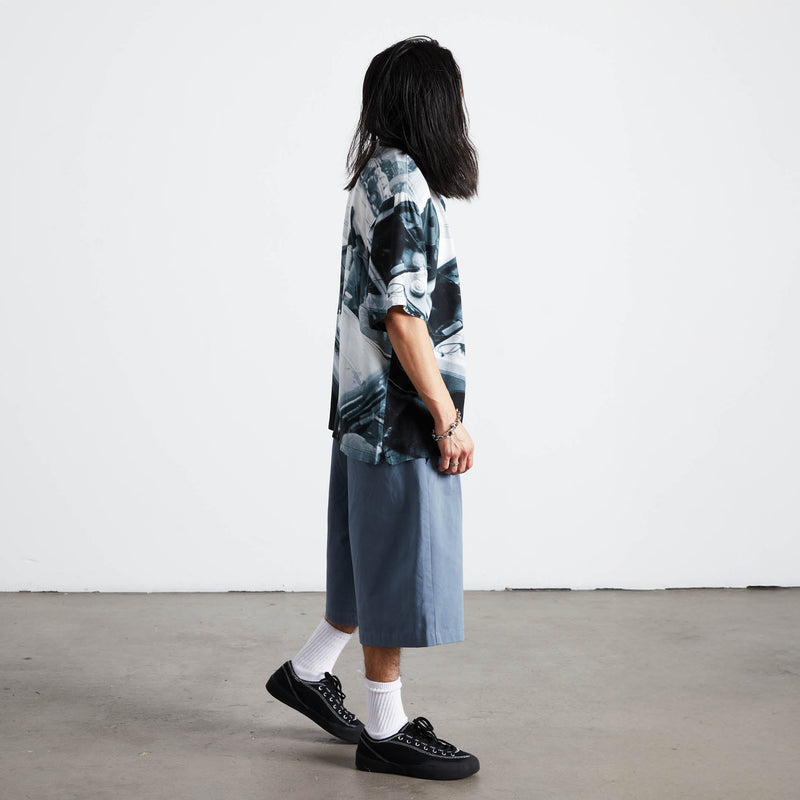 Huf Sorta Long Chino Short Oil Blue