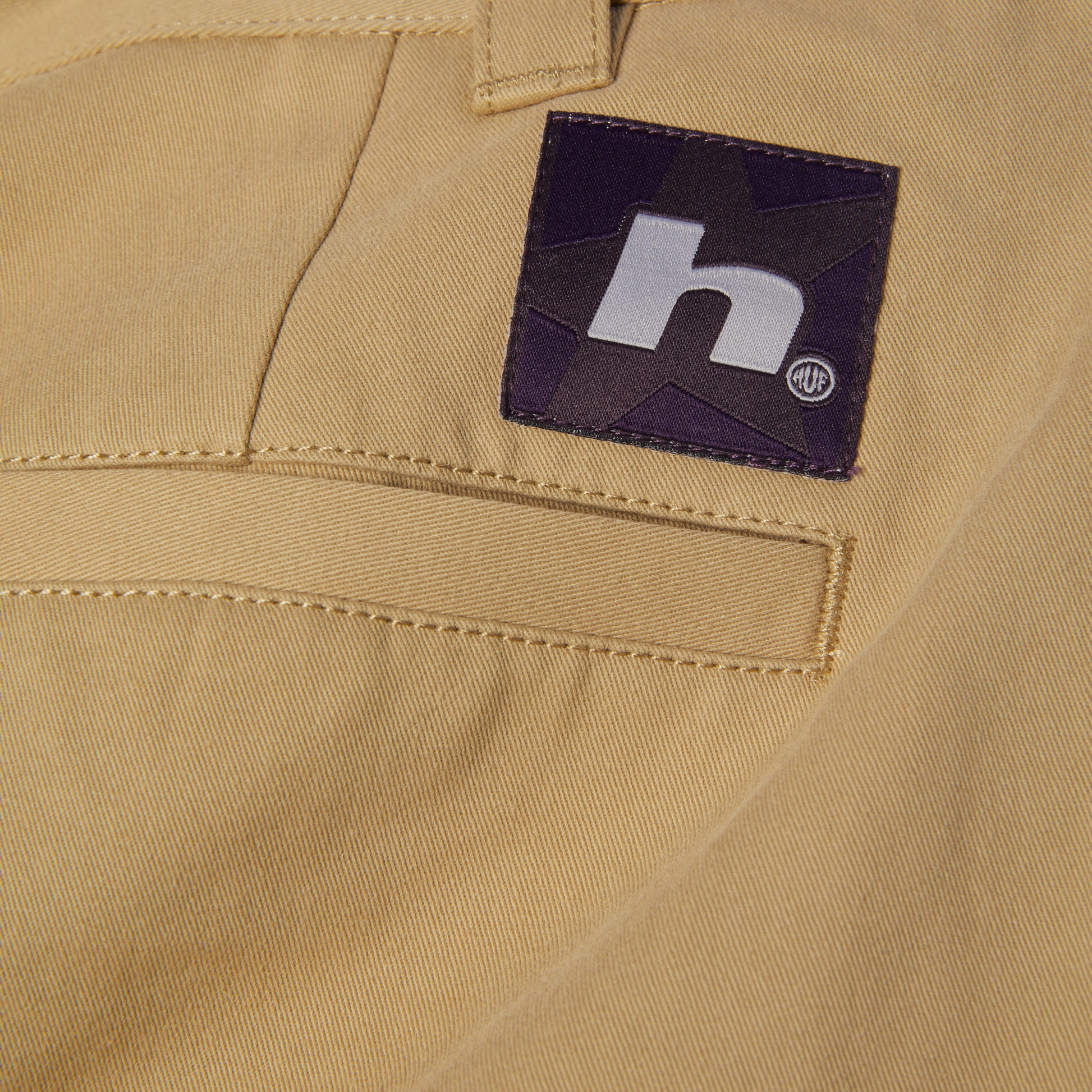 Huf Sorta Long Chino Short Tan