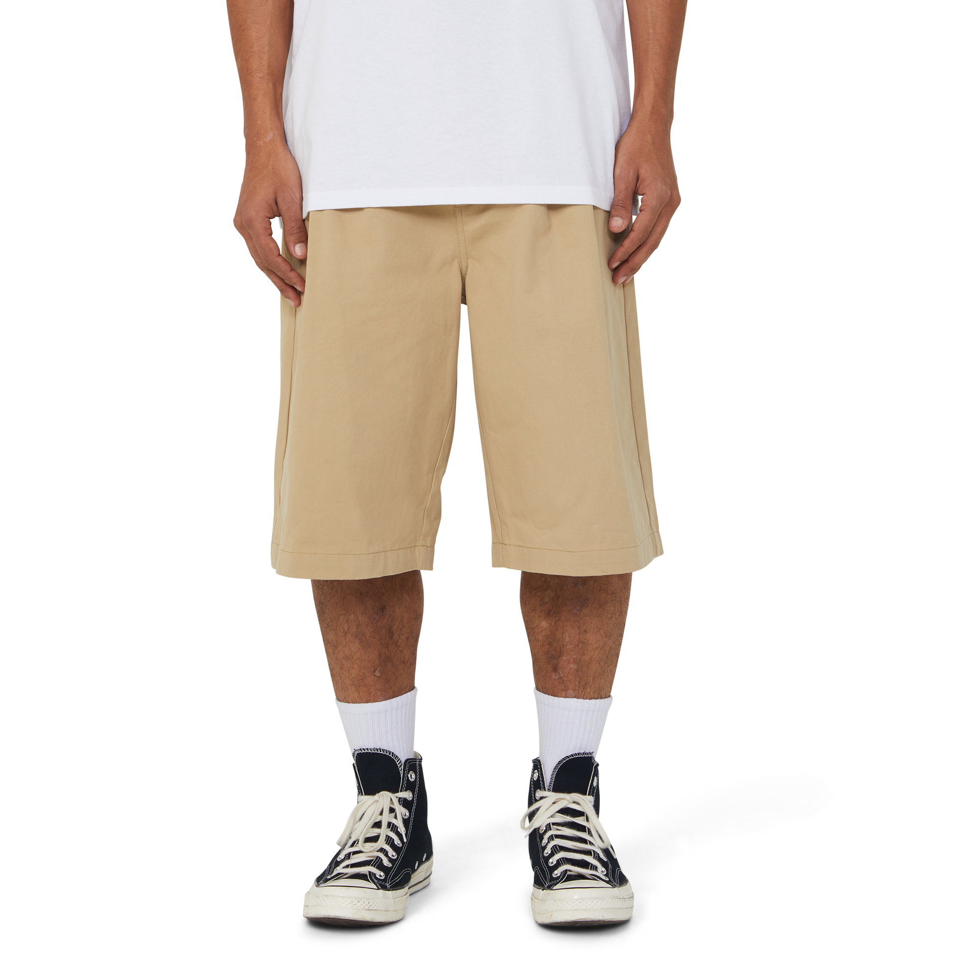 Huf Sorta Long Chino Short Tan