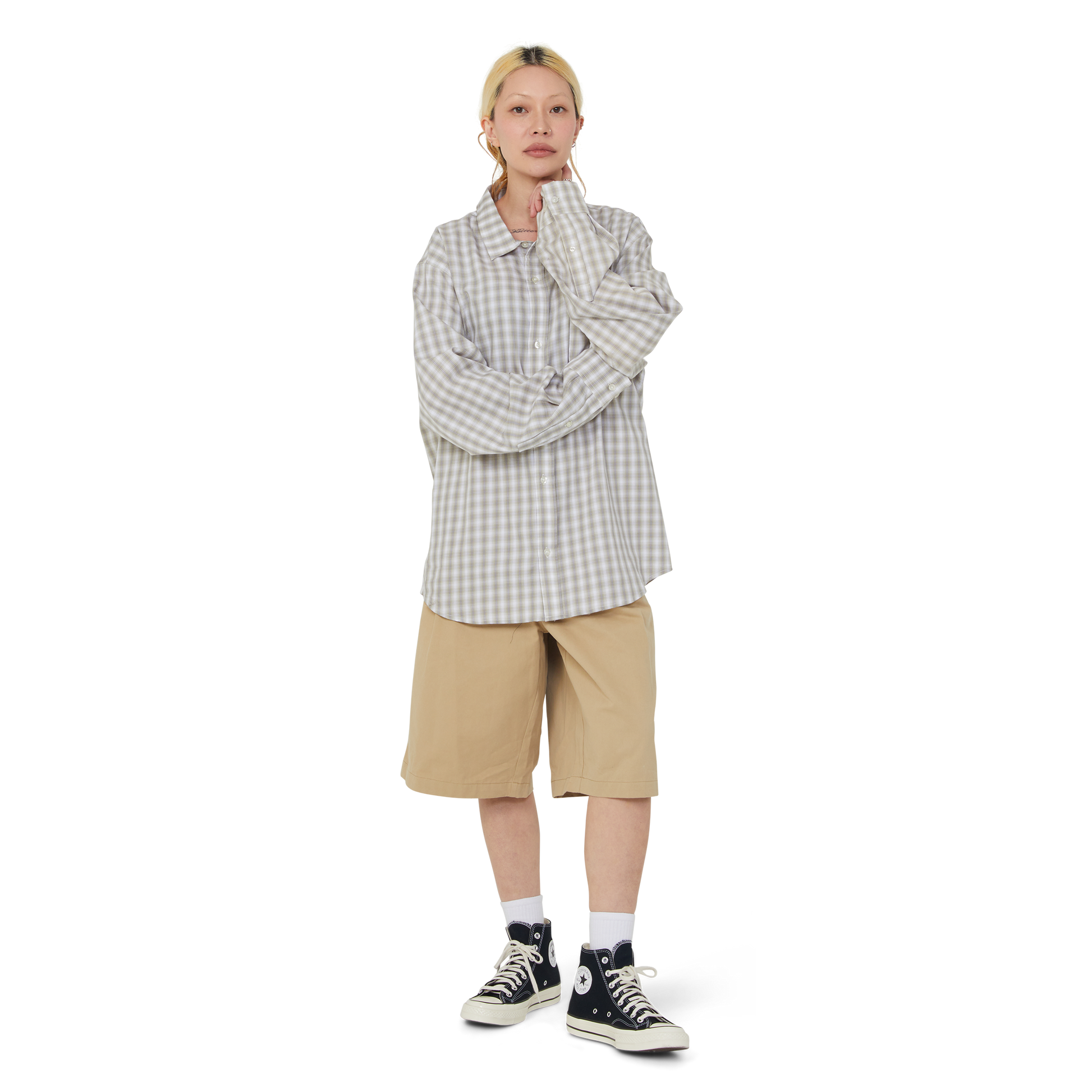 Huf Sorta Long Chino Short Tan