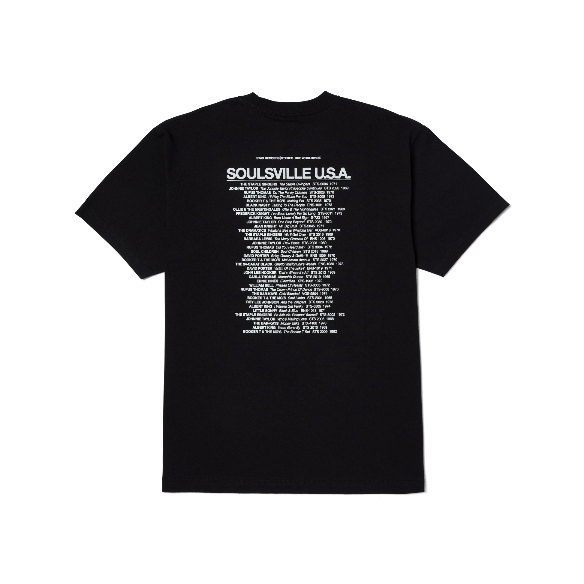 Huf Soulsville Usa T-Shirt Black