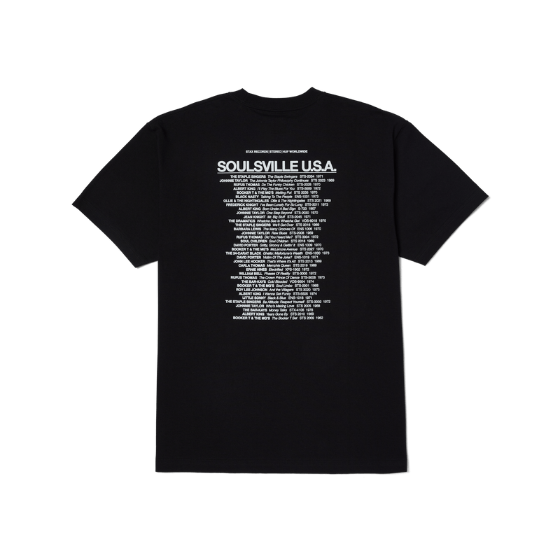 Huf Soulsville Usa T-Shirt Black