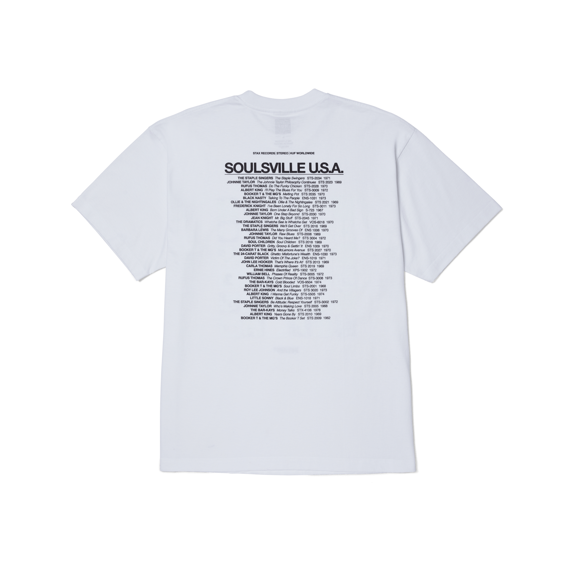 Huf Soulsville Usa T-Shirt White