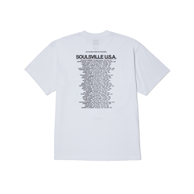 Huf Soulsville Usa T-Shirt White