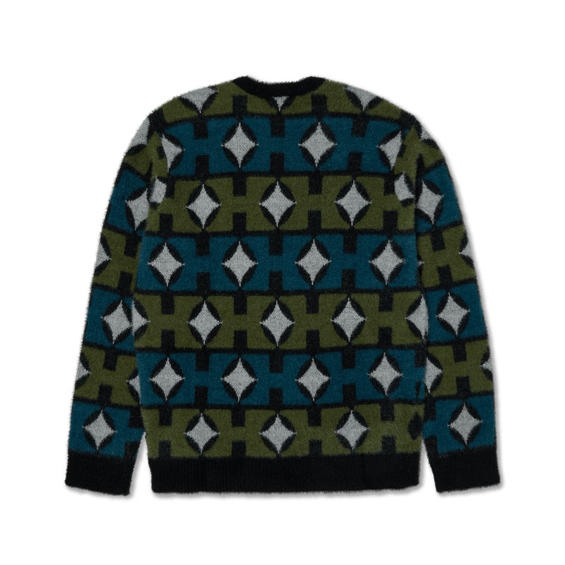 Huf Space Age Crewneck Sweater Pine