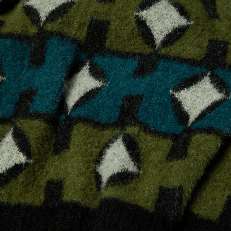 Huf Space Age Crewneck Sweater Pine
