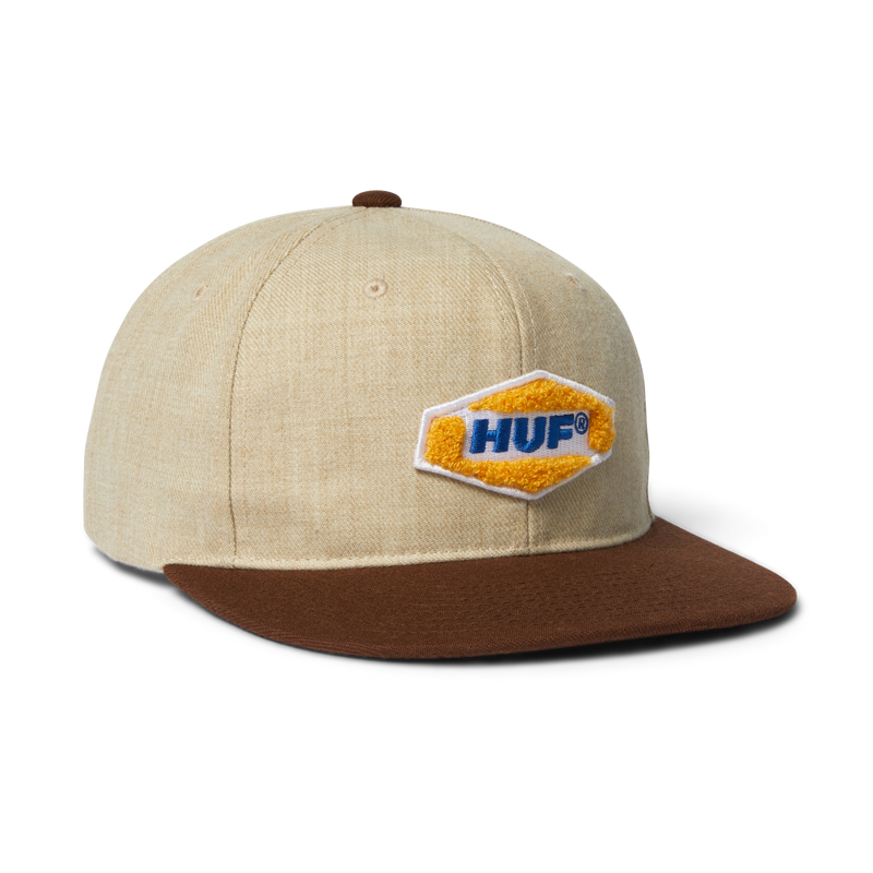 Huf Sparked Snapback Hat Cream