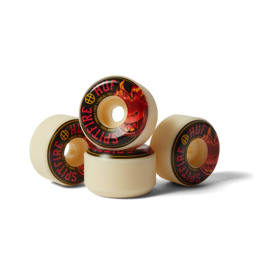 Huf Huf X Spitfire 54Mm Conical Skate Wheels Natural